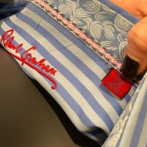 Robert Graham stripped button down L/XL